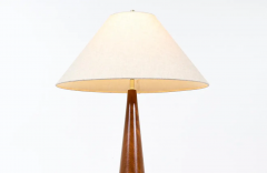Danish Modern Teak Cone Shape Table Lamp - 2616275