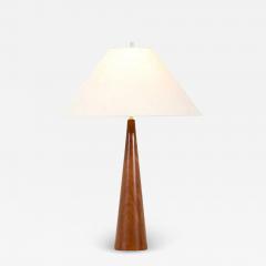Danish Modern Teak Cone Shape Table Lamp - 2624877