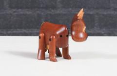 Danish Modern Teak Cow Figurine Sculpture by Sveistrup - 4278838