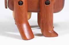 Danish Modern Teak Cow Figurine Sculpture by Sveistrup - 4278844