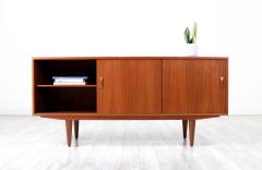 Danish Modern Teak Credenza with Bowtie Pulls by Clausen Son - 3098999