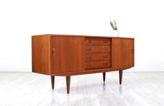 Danish Modern Teak Credenza with Bowtie Pulls by Clausen Son - 3099000