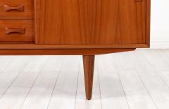 Danish Modern Teak Credenza with Bowtie Pulls by Clausen Son - 3099004