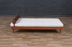 Danish Modern Teak Daybed w Leather Accents - 4183724