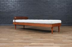Danish Modern Teak Daybed w Leather Accents - 4183725