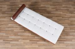 Danish Modern Teak Daybed w Leather Accents - 4183728