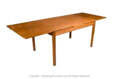 Danish Modern Teak Extendable Dining Table - 2973267