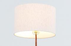 Danish Modern Teak Floor Lamp with Tripod Iron Base - 2300291