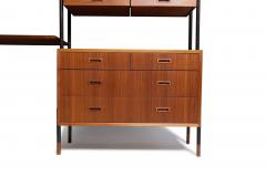 Danish Modern Teak Free Standing Wall Unit with Bar by Lyby M belfabrik - 4802784