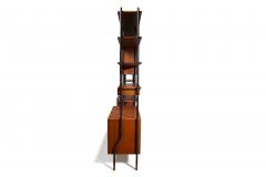 Danish Modern Teak Free Standing Wall Unit with Bar by Lyby M belfabrik - 4802790