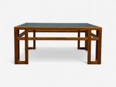Danish Modern Teak Glass Square Coffee Table Denmark 1960s - 4348076