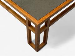 Danish Modern Teak Glass Square Coffee Table Denmark 1960s - 4348080