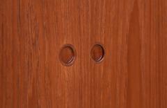 Danish Modern Teak Oak Credenza with Drawers - 3202912