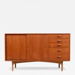 Danish Modern Teak Oak Credenza with Drawers - 3204090