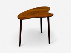 Danish Modern Teak Organic Form Side Table Denmark 1950s - 4331636