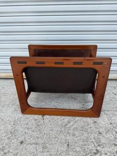 Danish Modern Teak Sling Magazine Rack - 4330736