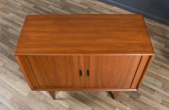 Danish Modern Teak Tambour Door Cabinet - 3822002