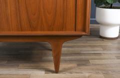 Danish Modern Teak Tambour Door Cabinet - 3822006