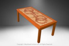 Danish Modern Tile Top Coffee Table - 4293078