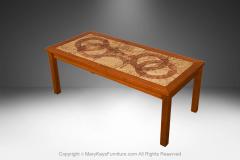 Danish Modern Tile Top Coffee Table - 4293079