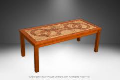 Danish Modern Tile Top Coffee Table - 4293103