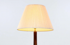 Danish Modern Turned Solid Teak Tear Drop Table Lamp - 2695053