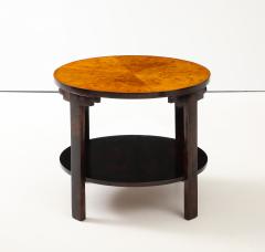 Danish Modern Two Tier Circular Side Table Circa 1940s - 4545019
