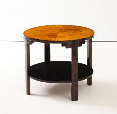 Danish Modern Two Tier Circular Side Table Circa 1940s - 4545020