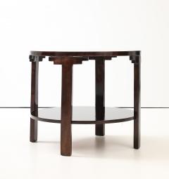 Danish Modern Two Tier Circular Side Table Circa 1940s - 4545021