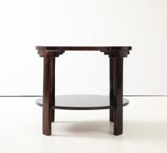 Danish Modern Two Tier Circular Side Table Circa 1940s - 4545024