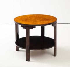 Danish Modern Two Tier Circular Side Table Circa 1940s - 4545033