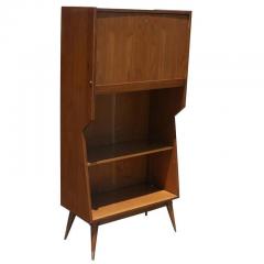 Danish Modern Walnut Secretary Desk - 2693442