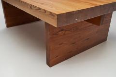 Danish Rectangular Pine Coffee Table Denmark ca 1970s - 2515991