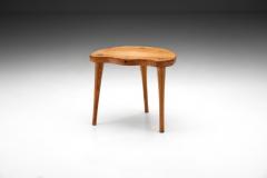 Danish Solid Pine Tripod Stool Denmark 1960s - 2977269