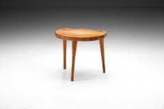 Danish Solid Pine Tripod Stool Denmark 1960s - 2977274
