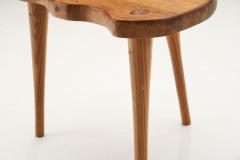 Danish Solid Pine Tripod Stool Denmark 1960s - 2977279