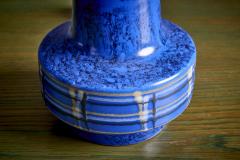 Danish Table Lamp in Blue Ceramic 1960s - 3347455