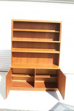 Danish Teak Bookcase with Cabinet - 3716025