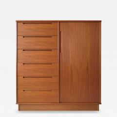 Danish Teak Gentleman s Chest Armoire by Nils Jonsson for Torring - 4459113