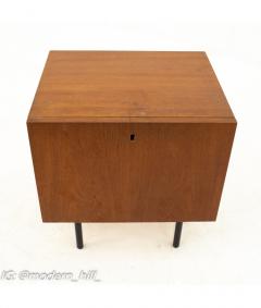 Danish Teak Mid Century Key Holder Nightstand - 1831891