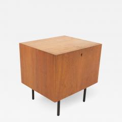 Danish Teak Mid Century Key Holder Nightstand - 1834319