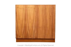 Danish Teak Mid Century Tall Dresser Gentleman s Chest Wardrobe - 3973715