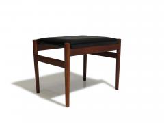 Danish Teak Ottoman in Original Vinyl - 3811692