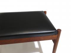 Danish Teak Ottoman in Original Vinyl - 3811696