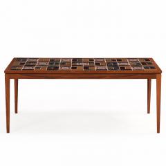Danish Teak Tile Top Coffee Table - 4592290
