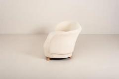 Danish Three Seater Sofa Upholstered in Casentino Tuscan Fabric Denmark 1940s - 3469026