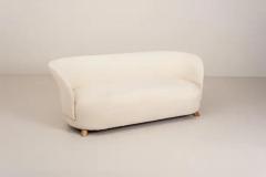 Danish Three Seater Sofa Upholstered in Casentino Tuscan Fabric Denmark 1940s - 3469028
