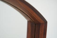 Danish Triangular Wood Mirrors by Th Poss Copenhagen Denmark 1960s - 2188919