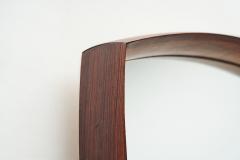 Danish Triangular Wood Mirrors by Th Poss Copenhagen Denmark 1960s - 2188920