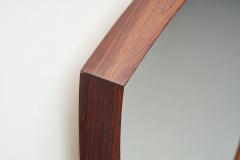 Danish Triangular Wood Mirrors by Th Poss Copenhagen Denmark 1960s - 2188923